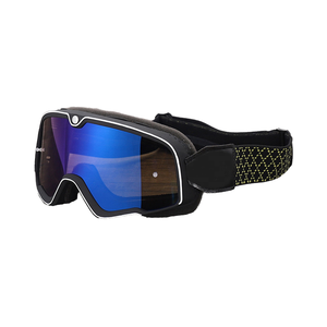 Gafas de Motocross Vintage Retro Ligeras con Marco Completo de TPU, Lentes de PC Anti-UV, Resistentes al Viento, Transpirables, para Deportes al Aire Libre y Viajes - Product Image 1