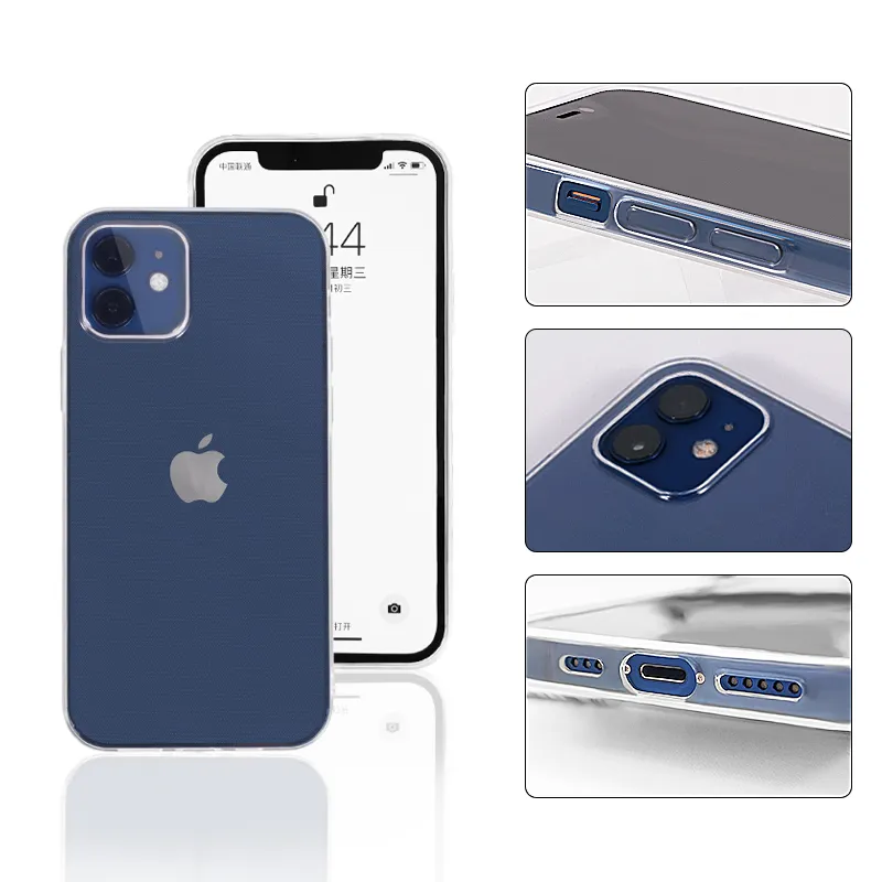 Shockproof Ultra-Thin Shockproof Transparent Soft Clear Phone Case For iphone 13 11 12 Pro max x/xs max/xr