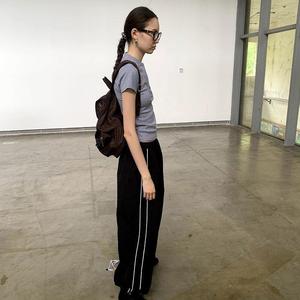 Lonslan <b>Backpack</b> <b>Brown</b> 18 In Adjustable Shoulders Multi Pocket Hiking Bag Unisex Everyday Use - Product Image 4