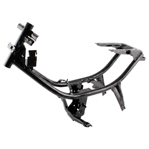YHMOTO Marco Negro para Simson Schwalbe KR51/2 E L N 1980-1986, Piezas de Repuesto para Restauración de Ciclomotores con Recubrimiento de Polvo Negro - Product Image 1