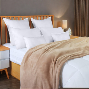 2025 nóng bán đồ nội thất nhà sản xuất OEM sọc gối cùng một phong cách <span class=keywords><strong>Core</strong></span> cho người duy nhất cho khách sạn nhà sử dụng bán buôn - Product Image 4