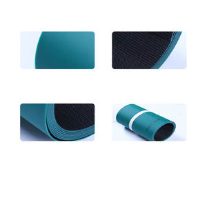 حزام ناقل مسطح عالي المرونة بسمك 1.0 مم باللون الأخضر الداكن/الأسود لآلات الطباعة - Product Image 3