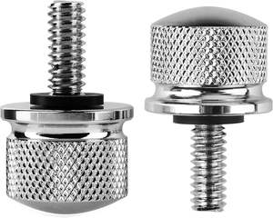 Tornillo de Asiento de Motocicleta de Aluminio de 1/4" 20 con Rosca Billet Cromada para Harley Davidson 1986-2024, Paquete de 2 - Product Image 6