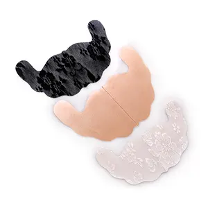 Hot Design Sexy Invisible Lift Women Nipple Covers Cow Horns Shape Woman Nipple Pasties