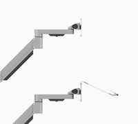 Support pour ordinateur portable et écran LCD, bras double pour moniteur, support pour ordinateur portable (BEWISER D221)