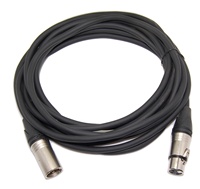 Câble DMX 512 XLR 3 broches avec blindage tressé et gaine en PVC pour microphone de scène et haut-parleur