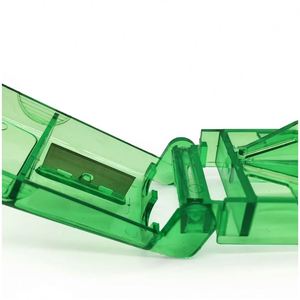 Mini cortador de pastillas con cuchilla de acero inoxidable, caja divisora de medicamentos compacta, estuche transparente para cortar pastillas - Product Image 5