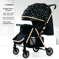 Poussette de sport légère et portable JXB Wholesale avec poignée réglable et plateau repas