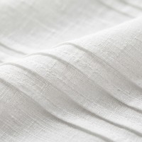 Voilages en tissu slub 140 GSM pour salon et hôtel, occultants et semi-occultants, haute protection UV