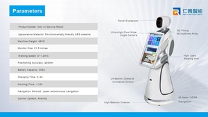 Robot de Recepción Humanoide Ren Huan AMY para Tiendas Minoristas, Servicio de Bienvenida Comercial, Pantalla de 21.5 Pulgadas, Soporte Multi-idioma, LDS Slam - Product Image 3