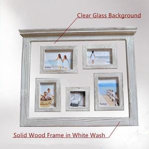 Cadre photo flottant <span class=keywords><strong>en</strong></span> verre transparent et bois, motif arbre généalogique, avec 5 ouvertures, écologique, pour décoration intérieure - Vente <span class=keywords><strong>en</strong></span> gros - Product Image 5