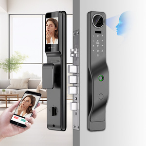Cerradura Inteligente para el Hogar con Reconocimiento Facial, Cámara de Mirilla Totalmente Automática, Aplicación Tuya, Llave de Huella Dactilar, Desbloqueo Remoto, Habilitado para Wi-Fi, Villa - Product Image 4