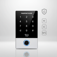 Sistema de Control de Acceso Biométrico para Puerta WIFI TUYA con Huella Dactilar y Teclado, Controlador de Acceso RFID Impermeable