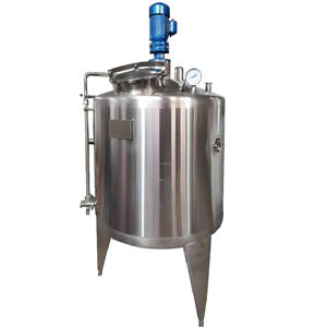 Tanque de Mezcla Agitado Aislado de 100 a 5000 Galones de Capacidad, Componente de Bomba de Núcleo para Jabón Líquido de Acero Inoxidable, Marca <span class=keywords><strong>SANOFI</strong></span>, Garantía de 5 Años, para Alimentos - Product Image 2