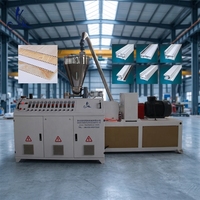 Mesin Pembuat Profil PVC Hanhai Double-screw Counter-rotating dengan Kontrol PLC untuk Kusen Jendela & Pintu