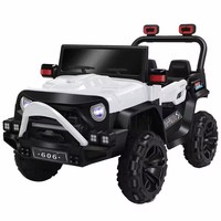 Voiture électrique tout-terrain à quatre roues pour enfants avec télécommande, jouet et poussette pour garçons, fonctionnant sur batterie