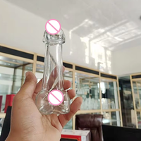 Verre à cocktail transparent en forme de pénis, capacité 100 ml, nouveauté unisexe, vaisselle de bar, vente chaude