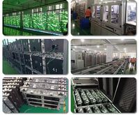 Layar LED Transparan McDonald's 25 inci, Panel Biru Muda 1080P, Kecerahan 5000cd, Display Dinding Dalam Ruangan dengan Garansi 2 Tahun