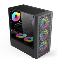 AntarcChill New Product Tempered Glass Gaming Computer Case Cpu Cabinet Computer Case Desktop Computer Gaming Pc Case ATX
