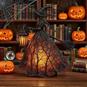 Halloween <b>witch</b> table lamp <b>Witch</b> desk lamp <b>decoration</b> New arrival Halloween lamp Halloween home <b>decoration</b> lamp - Product Image 1