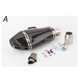 Silencieux d'échappement universel, en fibre de carbone, pour <span class=keywords><strong>Moto</strong></span>, modification, pour CBR250, CB400, YZF, FZ400, <span class=keywords><strong>Z750</strong></span>, NINJA - Product Image 1