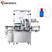 Machine monobloc de remplissage et de bouchage de liquides sur mesure pour flacons pulvérisateurs, flacons compte-gouttes, emballage de petits flacons de liquides oraux