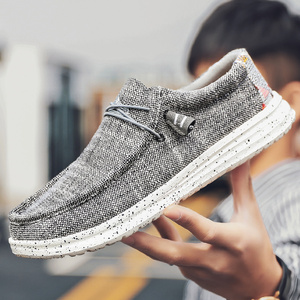 World-Win รองเท้าผ้าใบผู้ชาย,รองเท้าโบ๊ทชูส์แบบสวมน้ำหนักเบา - Product Image 4