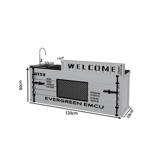 Nhà hàng và quán cà phê quầy bar quầy trưng bày để trưng bày trong quán cà phê và thiết kế quán bar - Product Image 5