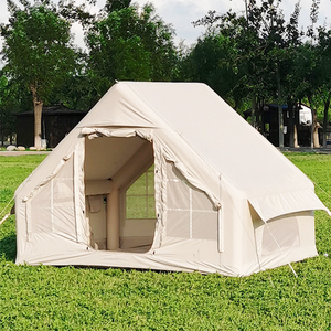 Tente de camping gonflable de luxe pour l'extérieur, en tissu Oxford imperméable, avec puits de lumière et ouverture pour poêle, idéale pour les événements et les fêtes - Product Image 2