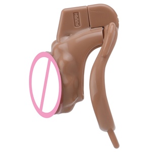 Male Chastity Cage With Realistic <b>Dildo</b> Metal Anal Plug Chastity Belt Sissy Cock Lock Penis Ring BDSM Sex Toys for Men - Product Image 4