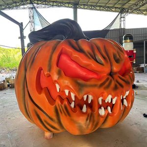 <span class=keywords><strong>Calabaza</strong></span> Gigante <span class=keywords><strong>de</strong></span> Resina para Decoración <span class=keywords><strong>de</strong></span> Halloween, Accesorios para Fotos Navideñas - Product Image 4