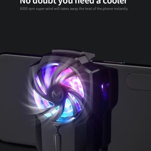 MEMO FL05 <b>Phone</b> Cooling Fan <b>Mobile</b> <b>Phone</b> Cooler for <b>Gaming</b> with Colored Lights - Product Image 3