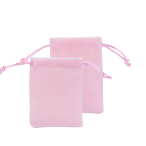 Custom Velvet Jewelry <b>Pouches</b> and Drawstring Closure Canvas Bag Disposable for Gemstones Necklaces Watches - Product Image 4