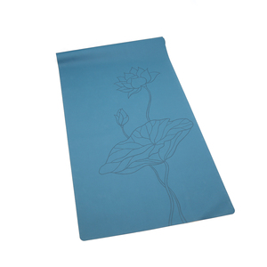 Tappetino da palestra <span class=keywords><strong>Yoga</strong></span> Eco-Friendly per l'allineamento del corpo in gomma da viaggio nero tappetino <span class=keywords><strong>Yoga</strong></span> con borsa - Product Image 5
