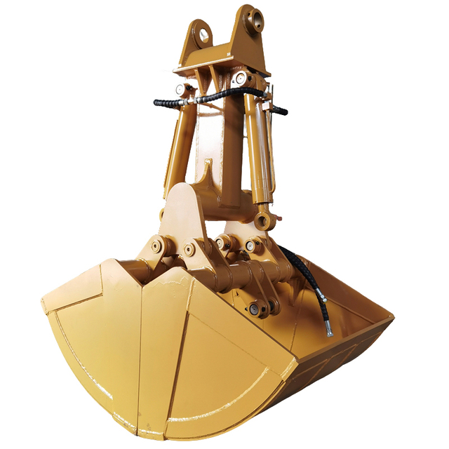 Promotion!! Radio Remote Control Two Ropes Hydraulic Cargo Clam Clamshell Shell Grab Bucket