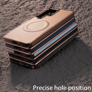 Dissipation thermique flanelle placage bords étui rigide pour Samsung Galaxy S22 S23 S24 S25 Ultra S24FE couverture de charge sans fil magnétique - Product Image 3