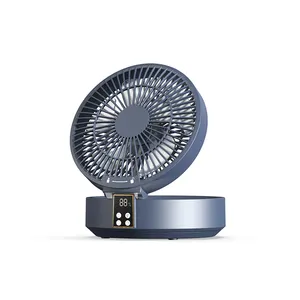 מכשיר ביתי מחזור אוויר מאוורר רוח חזקה USB נטענת חשמלית 2000mA Li סוללת 3D תנודה מאוורר שולחן שולחני