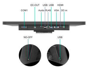 <span class=keywords><strong>Terminal</strong></span> POS sentuh layar ganda 18.5 "+ 15.6" yang intuitif dengan SDK untuk meningkatkan produktivitas ritel - Product Image 3