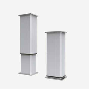 Otoparklar İçin Hareketli Kolon Çift Kaldırmalı Elektrikli Alüminyum Kaldırma Masası Yol Direkli Kaldırıcılar Satışı - Product Image 6