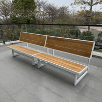 Table et banc de pique-nique multifonctionnels de style minimaliste occidental post-moderne