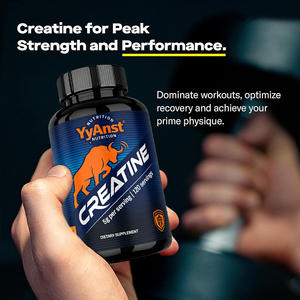 OEM/ODM <b>Creatine</b> Monohydrate Capsules for Adult Muscle Growth Peak Strength-Customized Packing Health Food Grade Low Carb - Product Image 3