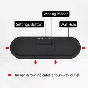 Orologio da Parete Digitale LED di Alta Qualità con Ampio Schermo, Luce Ambientale, Temperatura e Data - Product Image 4