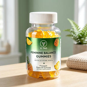 Private Label Pineapple Cranberry Women's <b>Probiotic</b> Gummies for Vaginal Health & pH Balance - Premium Women's Balance Gummies - Product Image 1