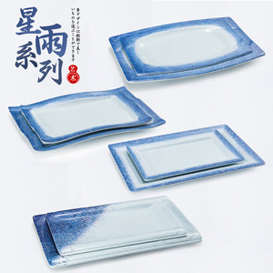 จานเมลามีนทรงสี่เหลี่ยม ทนทาน ลายพิมพ์สวยงาม สำหรับร้านอาหาร โรงแรม งานเลี้ยง - Product Image 1