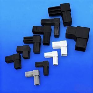 Raccord de tuyau carré en plastique détachable 20x20mm 25x25mm 30x30mm Giunto Per Tubo 3 voies 4 voies 5 voies 6 voies Connecteur de tuyau en plastique - Product Image 3