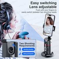 Stabilisateur intelligent Q02 pour téléphone portable avec reconnaissance faciale, diffusion en direct, suivi panoramique anti-tremblement