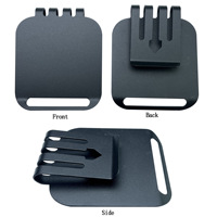 Clip de sac de golf en métal, porte-accessoires, mousquetons légers, durables et portables, organisateur de serviettes et marqueurs de golf pour le parcours de golf