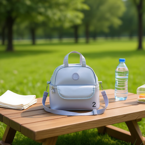 Sac isotherme pour bento 27x25x17cm avec doublure intérieure en aluminium pour le transport des repas - Product Image 2