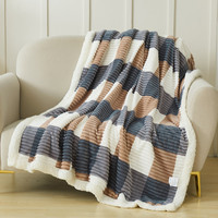Couverture en flanelle extra large super douce, couverture en sherpa moelleuse, couverture en tricot douce et chaude, couverture en polaire d'hiver pour lit