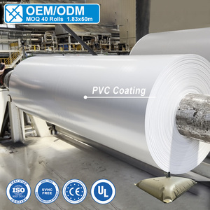 Bạt PVC bền ngoài trời, giá xuất xưởng, 550 gsm, tùy chỉnh, dẻo và gấp gọn được, dùng làm bể cá - Product Image 1